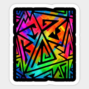 RAINBOW LINES Sticker